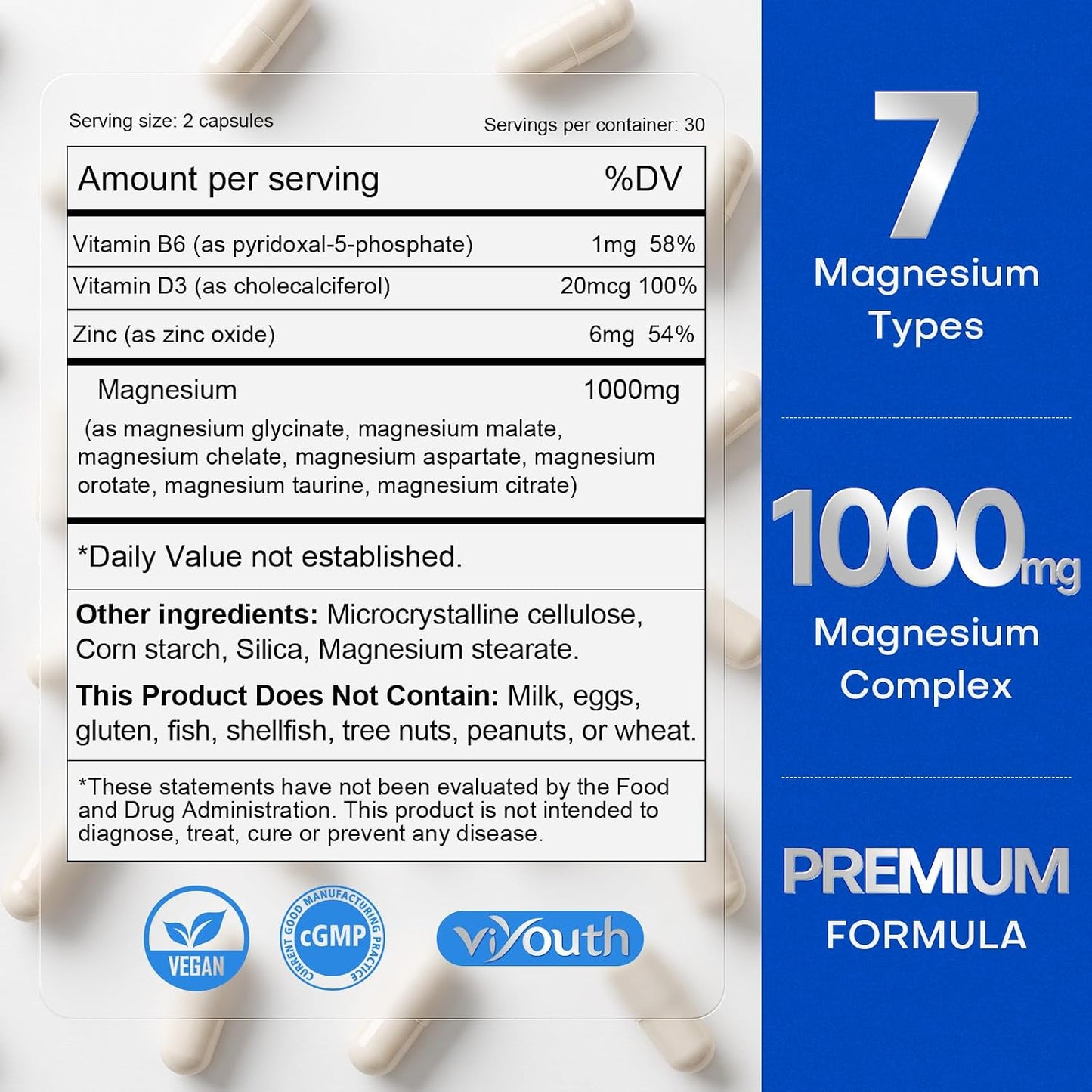 Magnesium 7 Complex Supplement