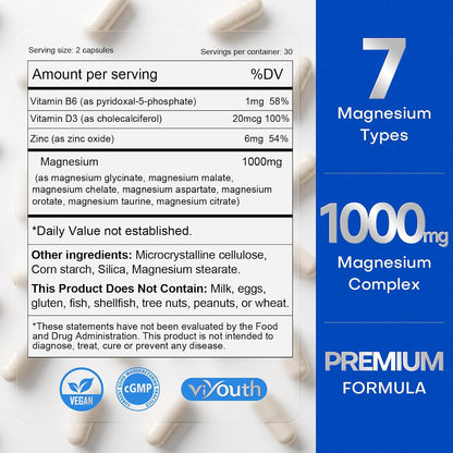 Magnesium 7 Complex Supplement