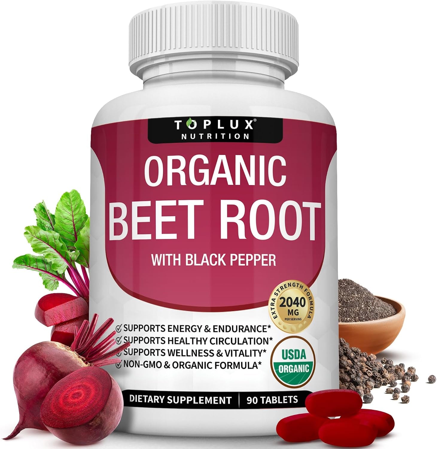 Organic Beet Root Powder Tablets
