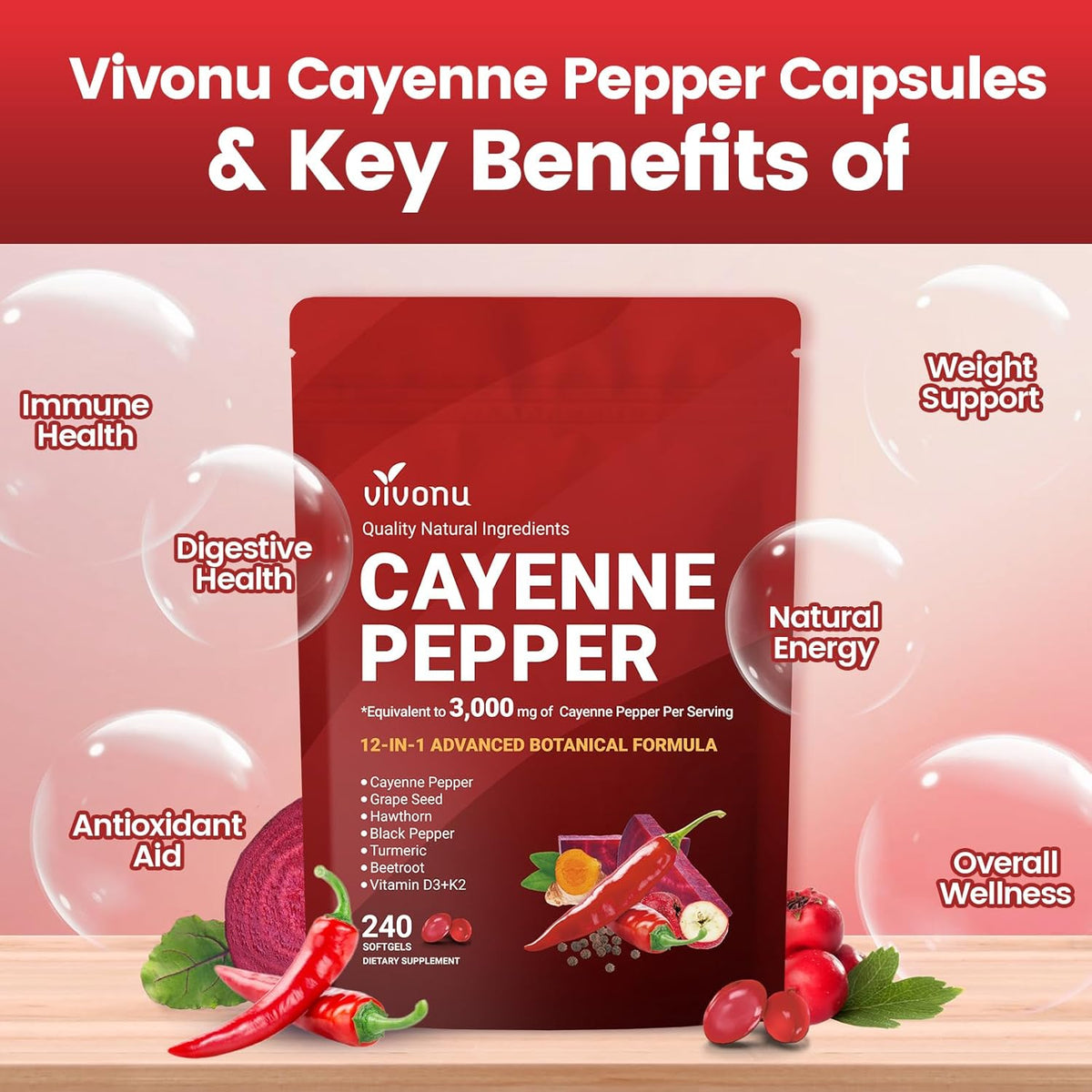 Cayenne Heart & Circulation Support